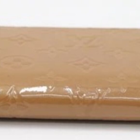 Louis Vuitton Monogram Vernis Patent Leather Zippy Around Long Wallet - Beige - Picture 5 of 16